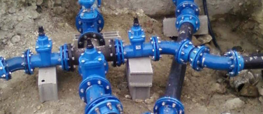 désinfecter des réseaux d'eau
